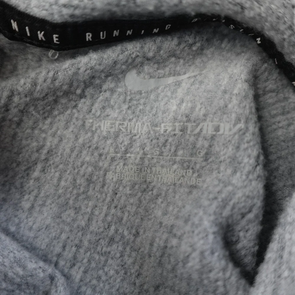 Nike Therma-FIT ADV Run Division Hoodie Mens Large Gray Running DD6110 Wool